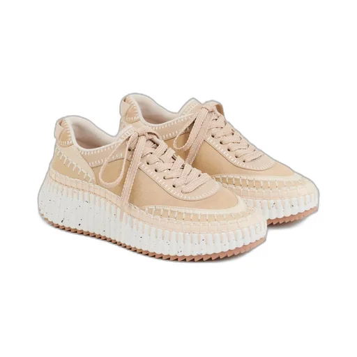 Chloé Nama Lace-Up Sneakers