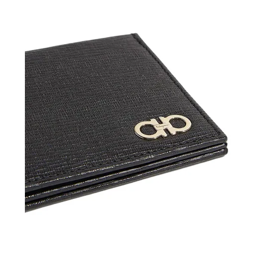 Salvatore Ferragamo Logo Plaque Bifold Wallet