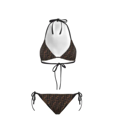 Fendi Reversible Striped Bikini Set