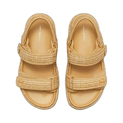 Tory Burch Kira Woven Dual-Band Sport Sandals