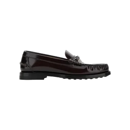 Tod's Logo Plaque Slip-On Loafers