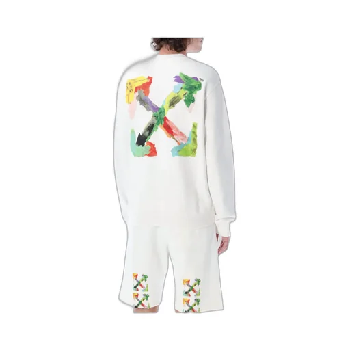 Off-White Logo Printed Crewneck Sweatshirt