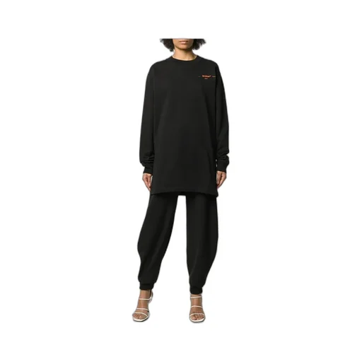 Coral-Embroidered Oversized Jumper