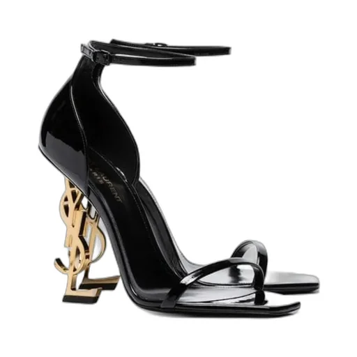 Saint Laurent Opyum Logo Plaque Sandals