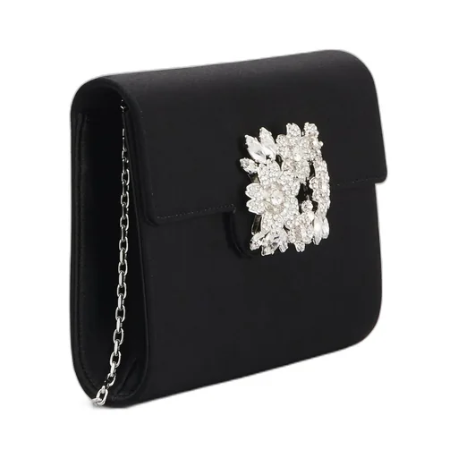 Roger Vivier Bouquet Buckle Mini Clutch Bag