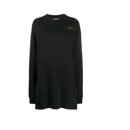 Coral-Embroidered Oversized Jumper