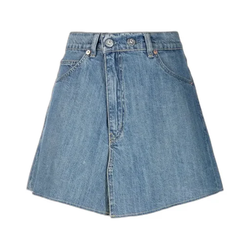 Our Legacy Medium-Wash Mid-Rise Denim Skirt