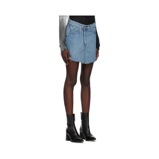 Our Legacy Medium-Wash Mid-Rise Denim Skirt