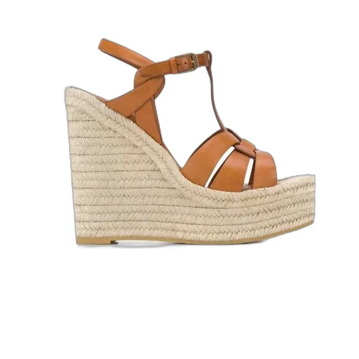 Saint Laurent Tribute Wedge Espadrilles