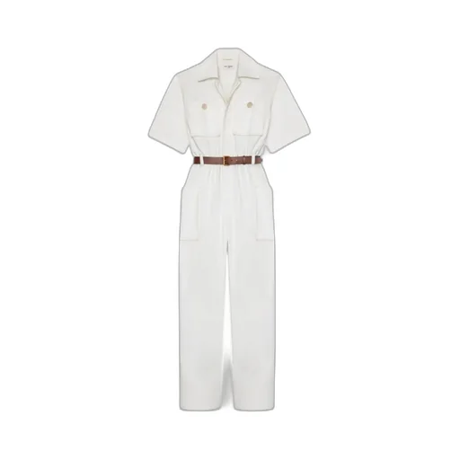 Jumpsuit In Cotton Gabardine