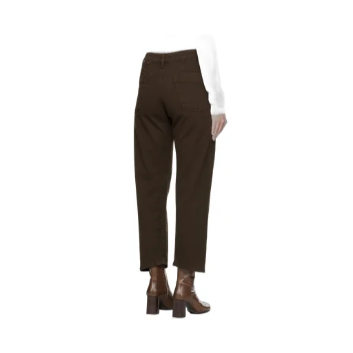 Lemaire High-Waist Straight-Leg Cropped Trousers