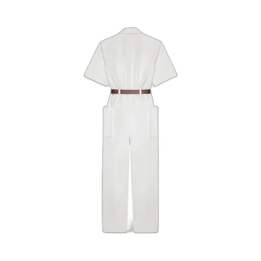 Jumpsuit In Cotton Gabardine