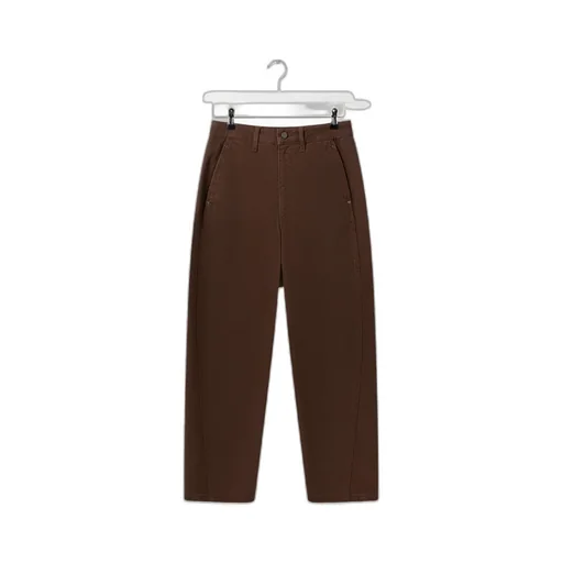 Lemaire High-Waist Straight-Leg Cropped Trousers
