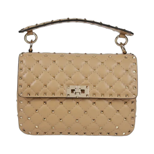 Valentino Garavani Rockstud Spike Foldover Top Shoulder Bag