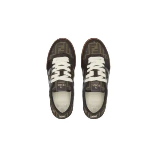 Fendi Match Ff Jacquard Low-Top Sneakers
