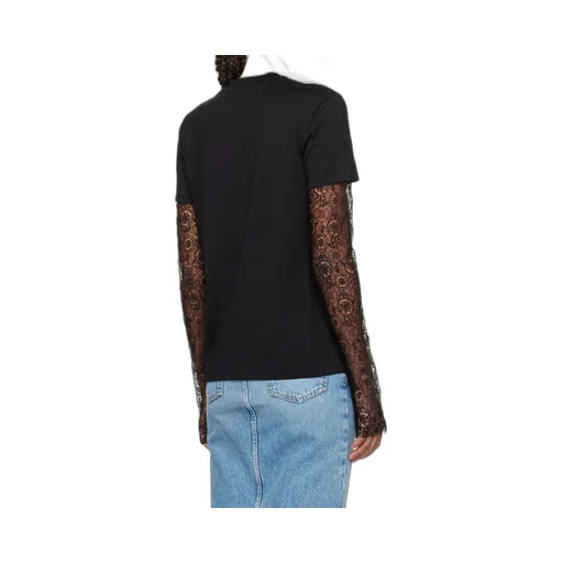 Givenchy Lace Sleeves Crewneck T-Shirt