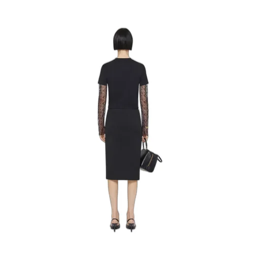 Givenchy Lace Sleeves Crewneck T-Shirt