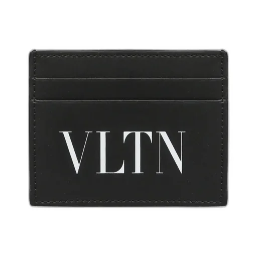 Valentino Logo Printed Card Holder