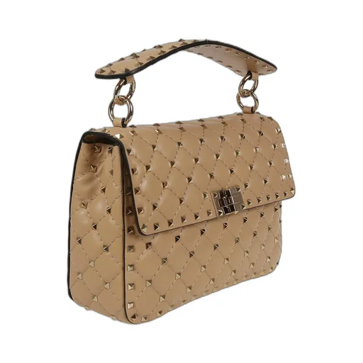 Valentino Garavani Rockstud Spike Foldover Top Shoulder Bag