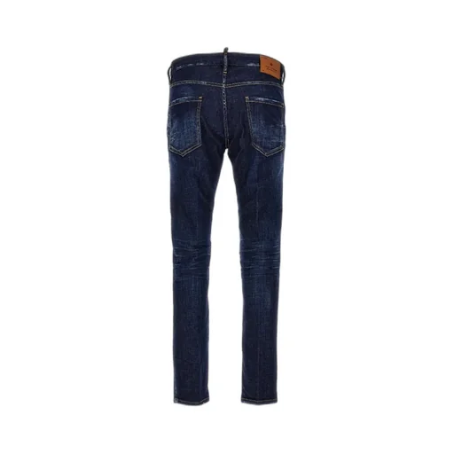 Dsquared2 Logo-Patch Slim-Cut Jeans