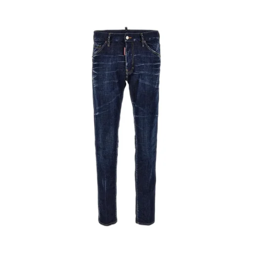 Dsquared2 Logo-Patch Slim-Cut Jeans