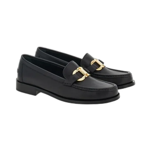 Gancini Buckle-Detailed Loafers