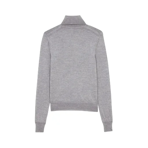 Saint Laurent Cassandre Turtleneck Long-Sleeved Jumper