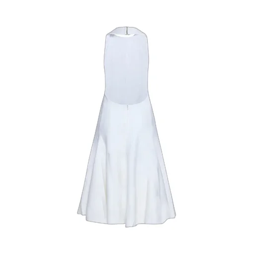 Jacquemus La Robe Favola Flared Halter Dress