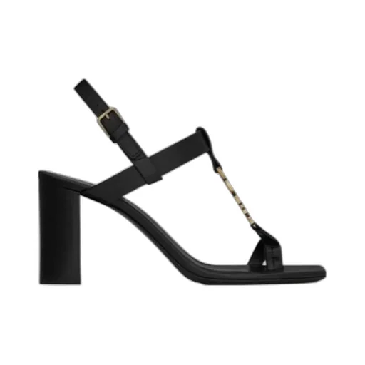 Saint Laurent Cassandra Monogram Sandals