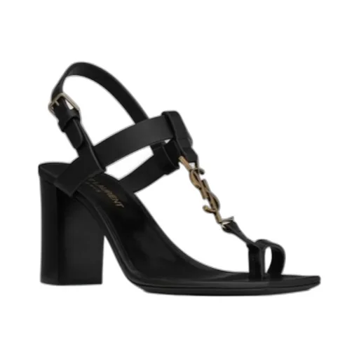 Saint Laurent Cassandra Monogram Sandals