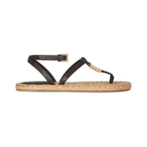 Givenchy 4G Plaque Raffia Sandals