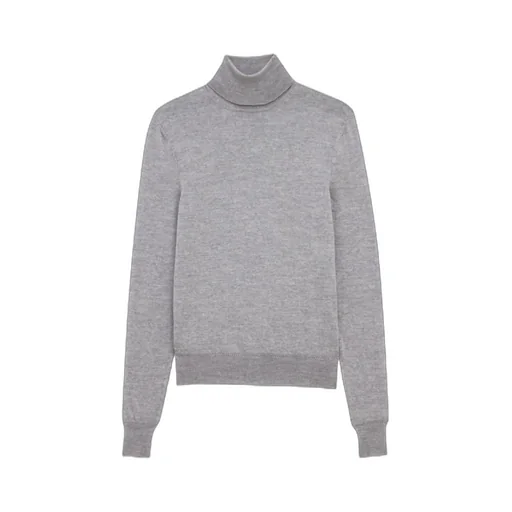 Saint Laurent Cassandre Turtleneck Long-Sleeved Jumper