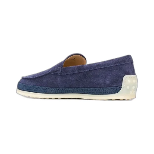 Tod's Round Toe Slip On Loafers