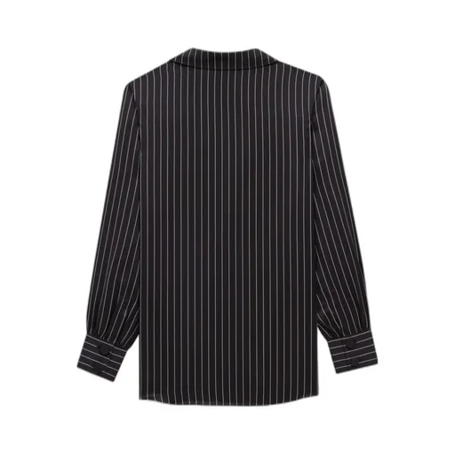 Saint Laurent Striped Single-Breasted Pajama Shirt