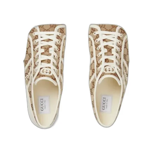 Gucci Monogrammed Low-Top Sneakers