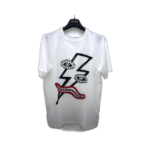 Graphic-Print Crew Neck T-Shirt