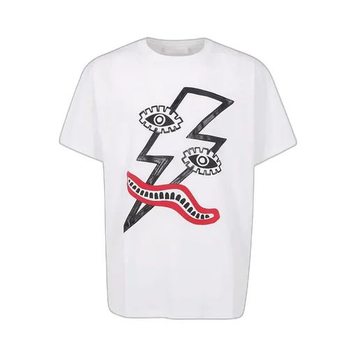 Graphic-Print Crew Neck T-Shirt