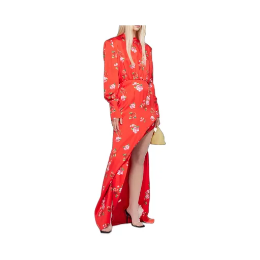 High-Necked Long Dress