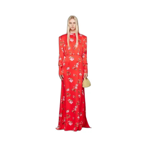 High-Necked Long Dress