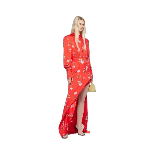 High-Necked Long Dress