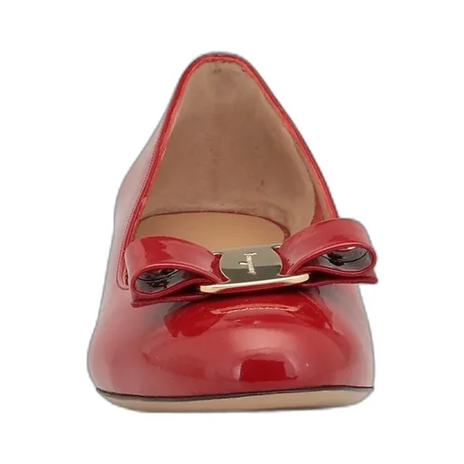 Vara Bow-Detail Leather Pumps