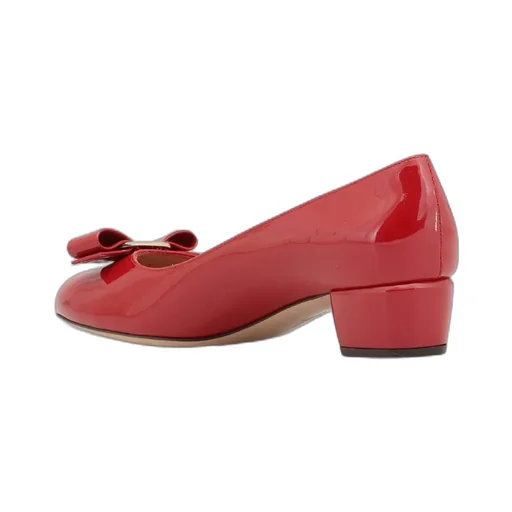 Vara Bow-Detail Leather Pumps