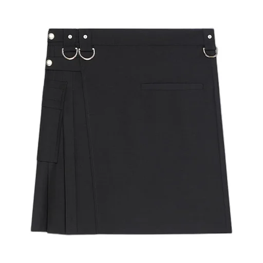 Givenchy High-Waisted Pleated Kilt Skirt