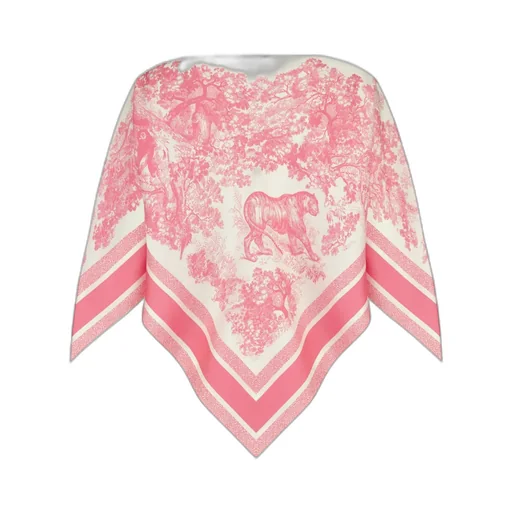 Dioriviera Toile De Jouy Sauvage Dior Silk Top