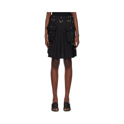 Givenchy High-Waisted Pleated Kilt Skirt