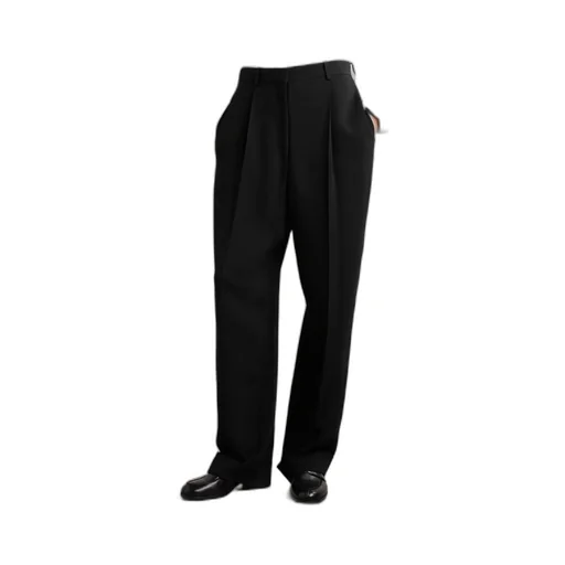 Tor Pleated Wide-Leg Casual Pants