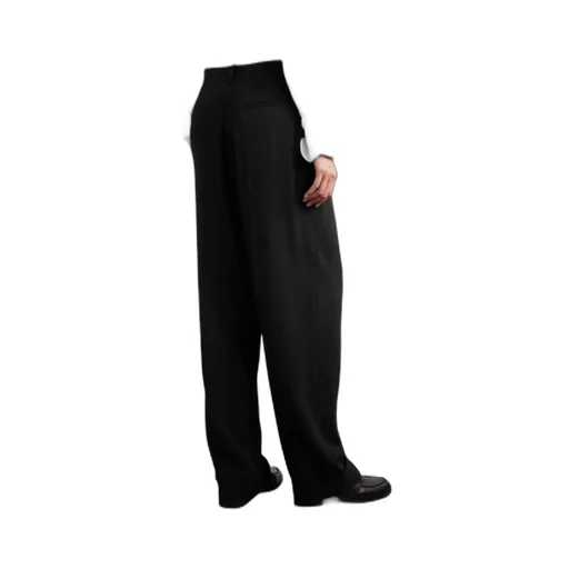 Tor Pleated Wide-Leg Casual Pants