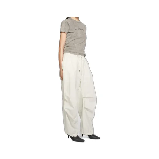 Drawstring Wide-Leg Trousers