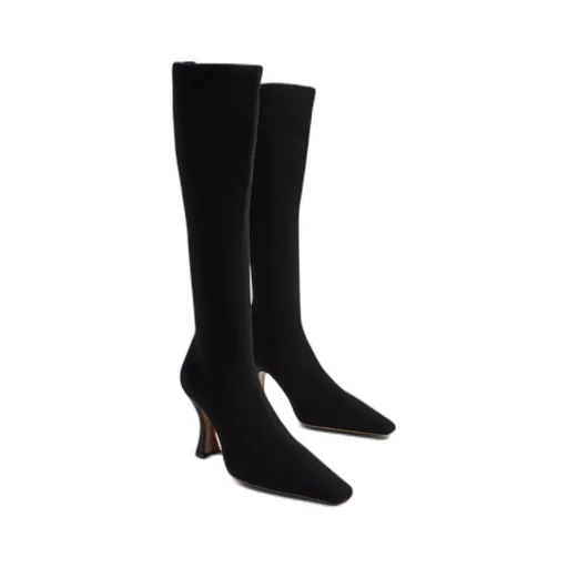 Stretch Knitted Boots