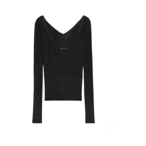 Jacquemus Pralu Ribbed Top